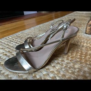 Charles david hardy gold strappy slingback sandal